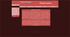 Desktop Screenshot of colette-pitance.be