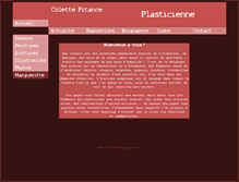 Tablet Screenshot of colette-pitance.be